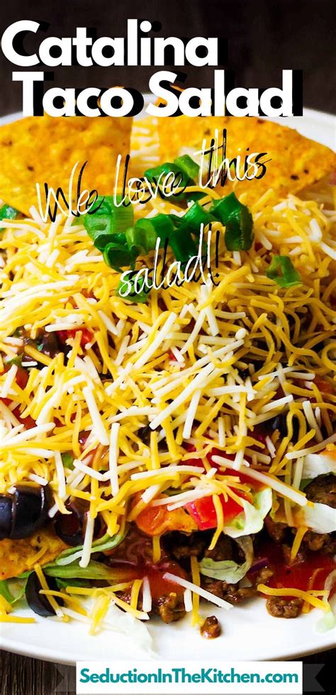 Catalina Layered Taco Salad Simple Dorito Taco Salad