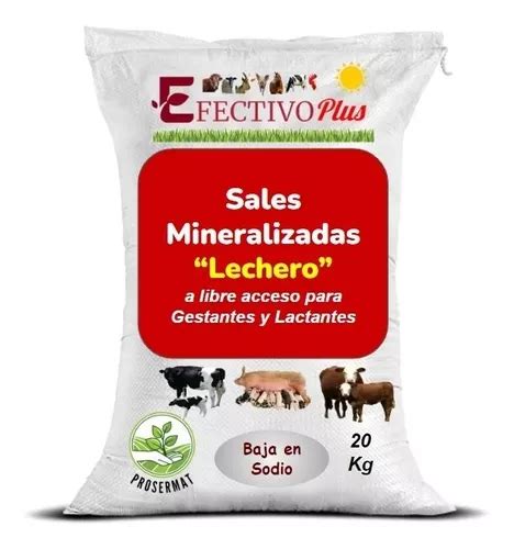 Sales Minerales Para Ganado Lechero De 20kg