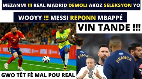 MEZANMI REAL MADRID DEMOLI AKOZ SELEKSYON YO WOOYY MESSI