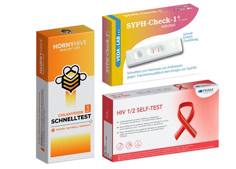 Sti Schnelltest Set Hiv Chlamydien Für Frauen Syphilis 3 St Shop