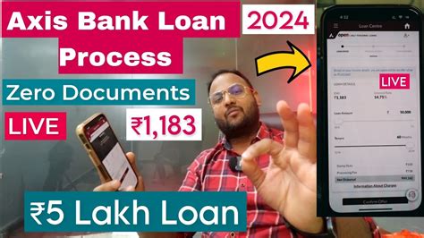 Axis Bank Personal Loan Kaise Le 2024 Zero Documents ₹5 Lakh Loan Axis Bank Loan Apply 2024