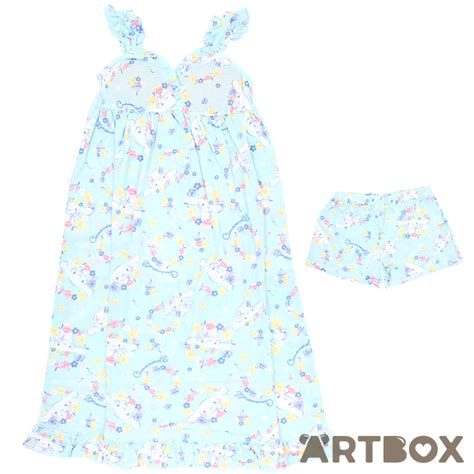 Buy Sanrio Cinnamoroll Garland Blue Dress And Shorts Roomwear Set L At Artbox