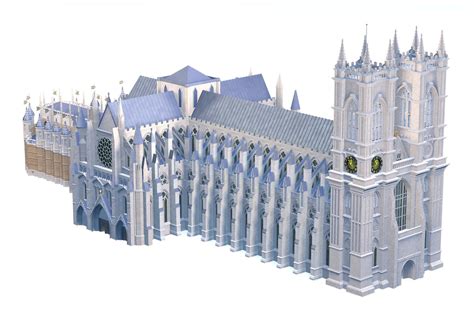 3d Model Of Westminster Abbey Church