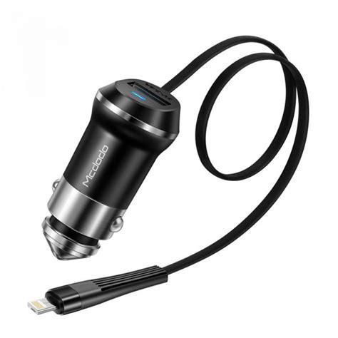 Buy Mcdodo Car Charger With Lightning Cable In Lebanon With Warranty Talaco