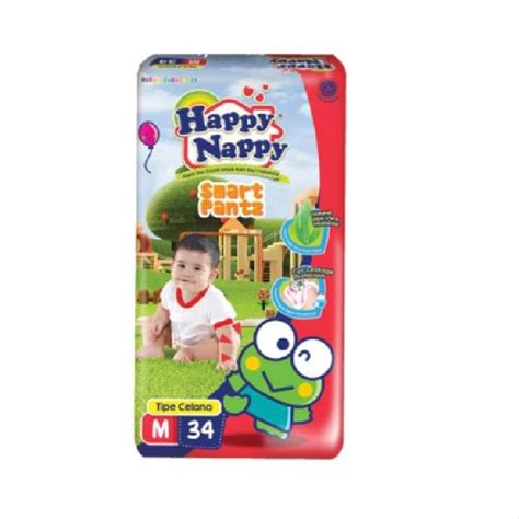 Jual Pampers Diapers Happy Nappy Smart Pants S40m34l30xl26