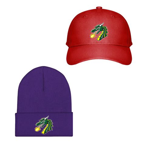 Dragons Tiffin University Baseball Cap Beanie Hat Dragons Tiffin