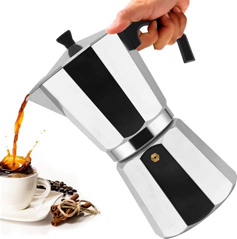 Amazon.com: Vaolvpant 12 Cup Aluminum Moka Pot Classic Stovetop