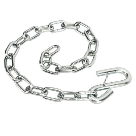 Trailer Safety Chain Heavy Duty 3500lbs Safety Chains with Double Spring Clip S Hooks Towing ...