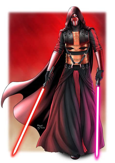 Darth Revan Commission Work By Miguel Rivas By Miguelrivasart On Deviantart