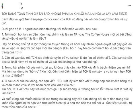 The Coffee House X L Kh Ng Ho Ng Truy N Th Ng Sai Ch N O Trong V