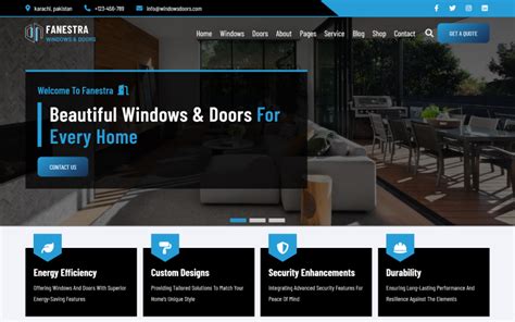 Window Responsive Website Template 49272 TemplateMonster