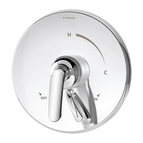 Symmons Elm 1 Handle Wall Mounted Shower Valve Trim Kit In Polished Chrome Valve Not Included