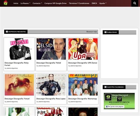 Páginas para descargar discografías completas por mega2025
