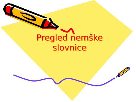 Pregled Nem Ke Slovnice Dijaski Net Verben Im Pr Sens Glagoli V