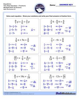 Two Step Equations