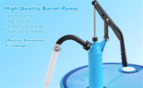 Barrel Pump 55 Gallon Drum Pump Lever Action Barrel Pump Plastic Hand Pump Fits 5 To 55 Gallon