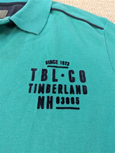 Timberland 綠色棉質網眼polo衫 Xxl 大尺寸 大尺碼 他的時尚 上身及套裝 T恤和polo衫在旋轉拍賣