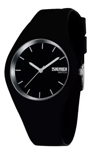 Reloj Unisex Skmei Silicona Minimalista Clasico Color De La Malla