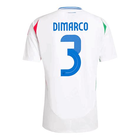 Dimarco 3 Italy Away Soccer Jersey Euro 2024 Goal Digger Soccer