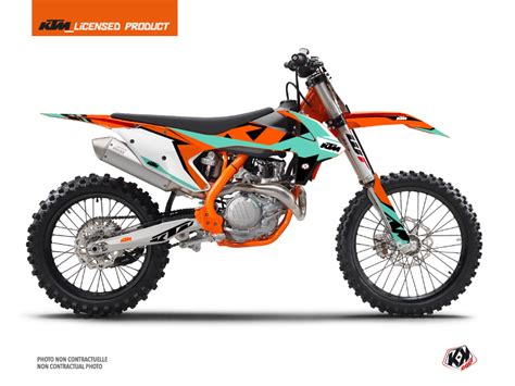 Ktm Xc Dirt Bike Gravity Graphic Kit Green Kutvek Kit Graphik