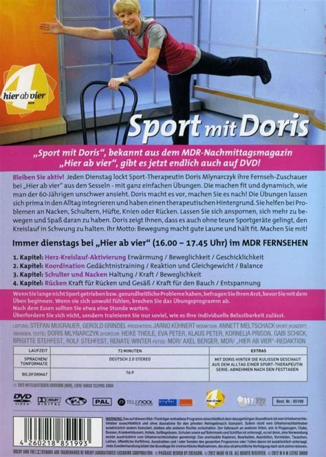 Sport Mit Doris DVD Oder Blu Ray Leihen VIDEOBUSTER De