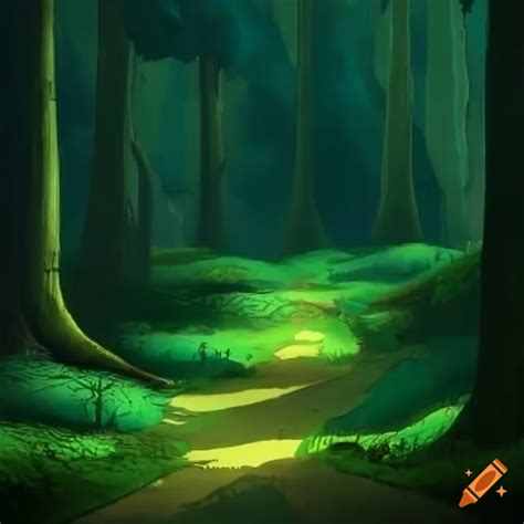 2d Stage Design Of A Forest