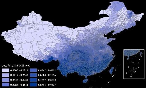 【数据分享】2000—2023年我国省市县三级逐月植被覆盖度（fvc）数值（shpexcel格式） 哔哩哔哩
