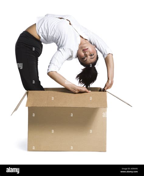 Contortionist And Box Cut Out Stock Images And Pictures Alamy