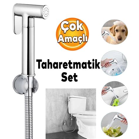 Dora Ara Musluk Filtreli Tuvalet Wc Banyo Klozet Bide Taharet Muslu U