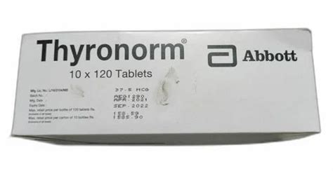 Thyronorm Mcg Thyroxine Sodium Tablets At Rs Bottle In Surat