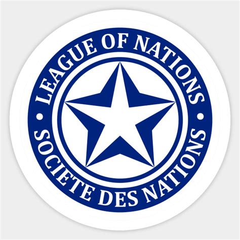 LEAGUE OF NATIONS LOGO League Of Nations Sticker TeePublic