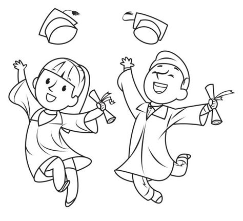 Graduation Day Clipart Black And White