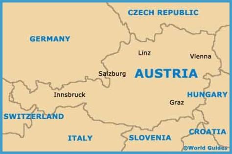 Map Of Vienna Austria - TravelsFinders.Com