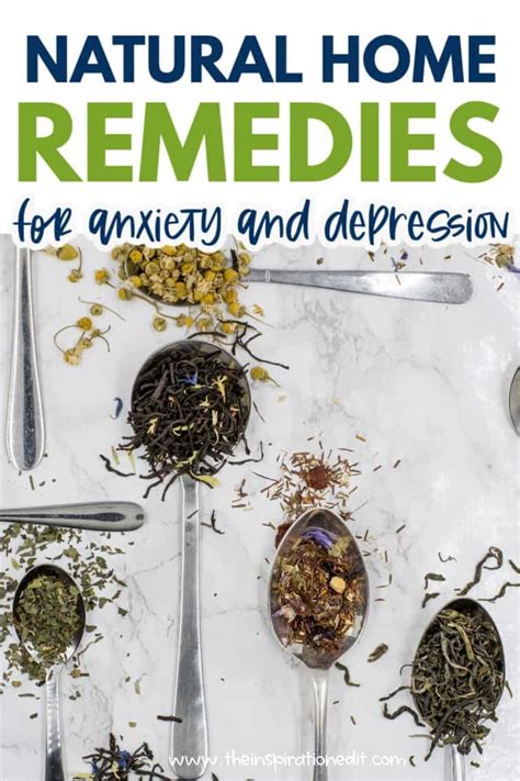 Natural Home Remedies For Anxiety And Depression · The Inspiration Edit