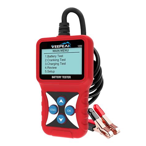 Veepeak 12v Car Battery Tester Automotive 100 2000 Cca Digital Battery Load Tester Alternator