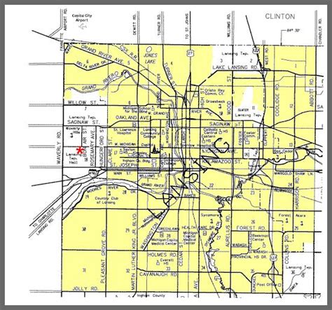 Ingham County Township Map - Shari Demetria