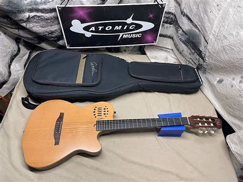 Godin Multiac Acs Slim Sa Classical Guitar With Gig Bag Reverb