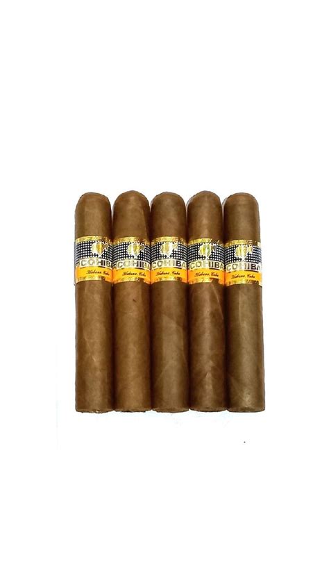 5 Cohiba Robustos Os Melhores do Mundo Num Preço Muito Especial