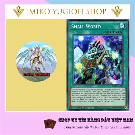 Miko Yugioh Thẻ Bài Yugioh Chính Hãng Tiếng Nhật Small World Rc04 Shopee Việt Nam