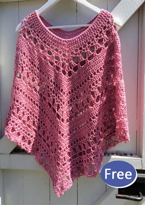 Timeless Boho Poncho Crochet Free Pattern