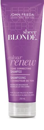 John Frieda Sheer Blonde Color Renew Tone Correcting Shampoo Reviews In