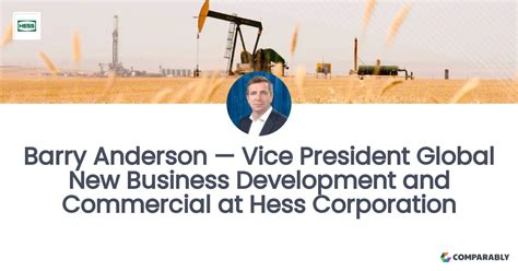 Barry Anderson — Vice President Global New Business Development And