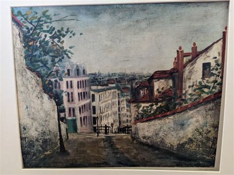 モーリス ユトリロ モン スニス通り リトグラフ モンマルトル Montmartre 絵画 芸術 アート 10号 縦 約42cm 横 約52cm Z321590 2f 美術品 ｜売買された