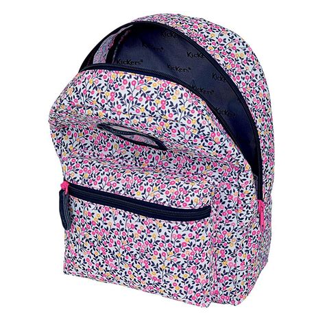 Sac à dos KICKERS Premium Girl à fleurs Chez scoleo cartables et trousses