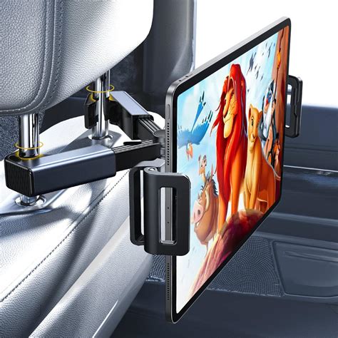 Lisen Tablet Ipad Holder For Car Mount Headrest Ipad Car Holder Back