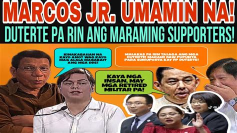 Kuting Nakaramdam Ng Takot Aminado Malakas Pa Rin Si Duterte Ang