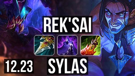 Rek Sai Vs Sylas Jng M Mastery Games Legendary