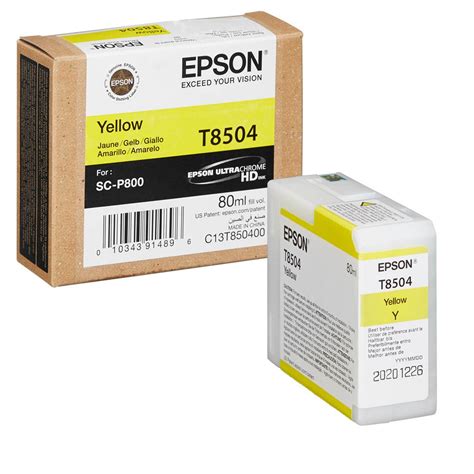 Tinteiro Original Epson T8504 Amarelo Limifield