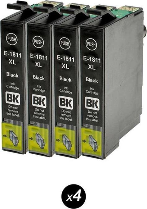 Pack Inktcartridges Compatible Voor Epson Xl T Zwart