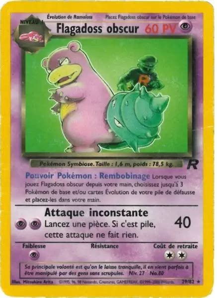 Flagadoss Obscur 29 82 Team Rocket Carte Pokemon